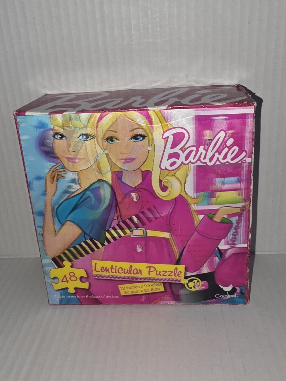 Barbie Lenticular Puzzle - Pink & Blue Box